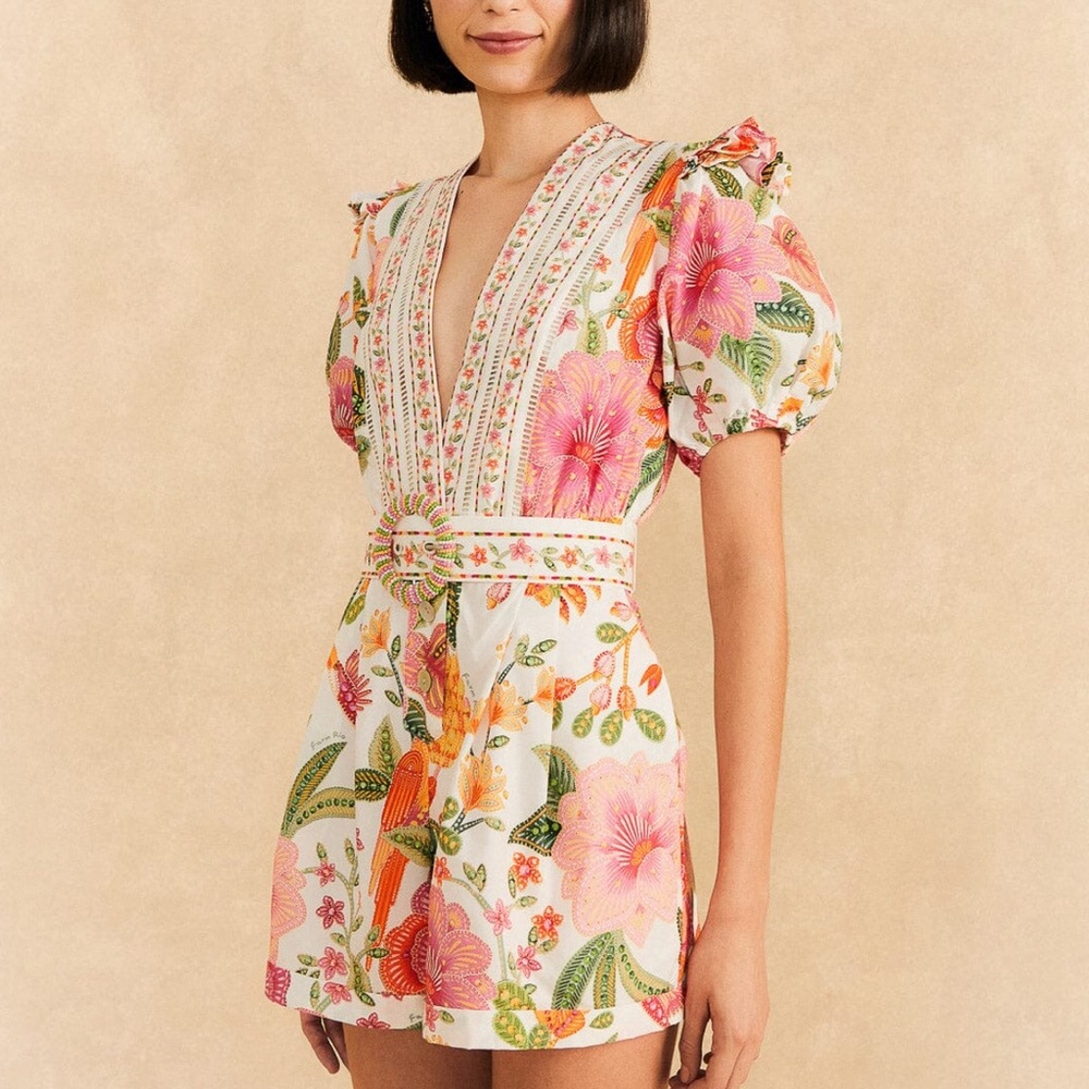 BNWT - Farm Rio Romper Size M